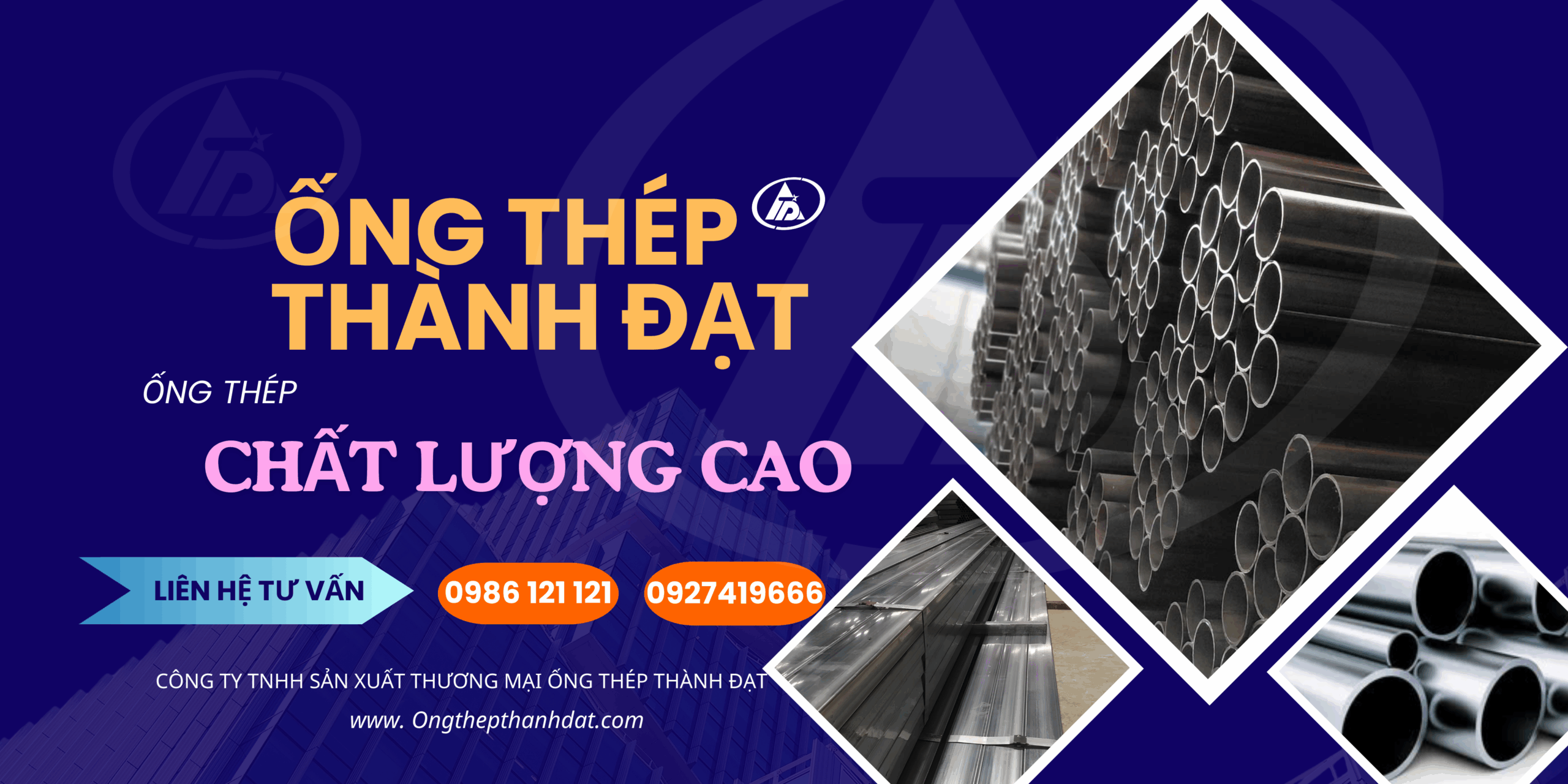 Ống thép - Thành Đạt - Trang chủ - Banner
