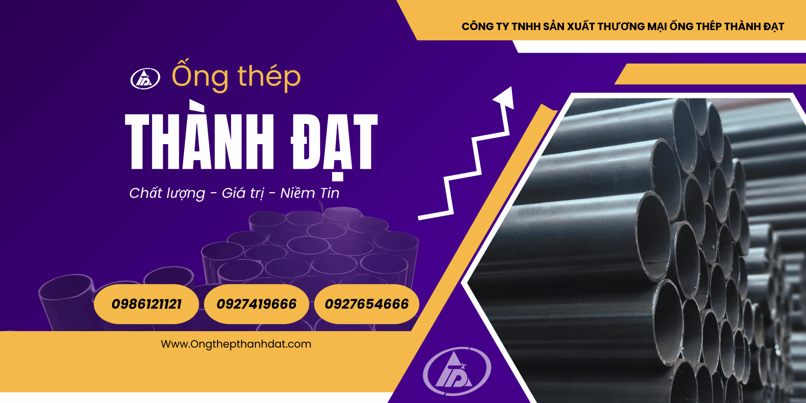 Ống thép - Thành Đạt - Trang chủ - banner